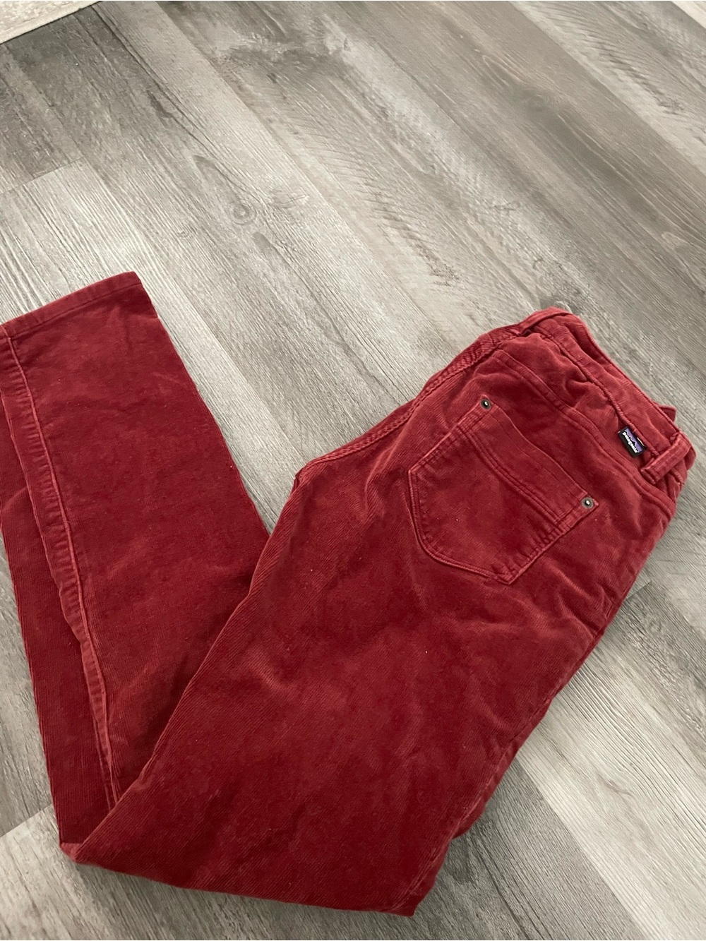 Patagonia Corduroy Pants in Deep Red